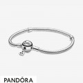 Pandora Moments Heart Snake Mesh Bracelets Jewelry