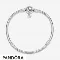 Pandora Moments Heart Snake Mesh Bracelets Jewelry