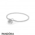 Pandora Moments Smooth Bracelet With Pandora Signature Padlock Jewelry