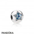 Pandora Clips Charms Bright Star Clip Multi Colored Crystals Jewelry