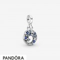 Women's Pandora My Blue Ocean Wave Dangle Charm Jewelry