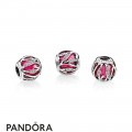 Pandora Nature Charms Nature's Radiance Charm Synthetic Ruby Clear Cz Jewelry