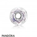 Pandora Nature Charms Purple Field Of Flowers Charm Murano Glass Jewelry