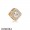 Pandora Passions Charms Chic Glamour Geometric Radiance Charm 14K Gold Clear Cz Jewelry