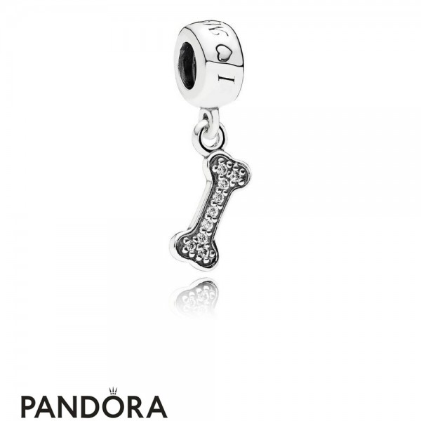 Pandora Pendant Charms I Love My Dog Pendant Charm Clear Cz Jewelry