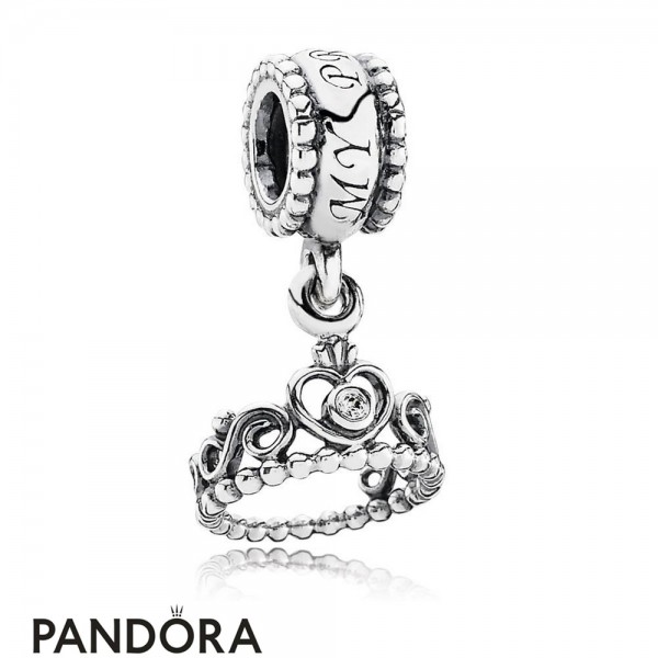 Pandora Pendant Charms My Princess Pendant Charm Clear Cz Jewelry
