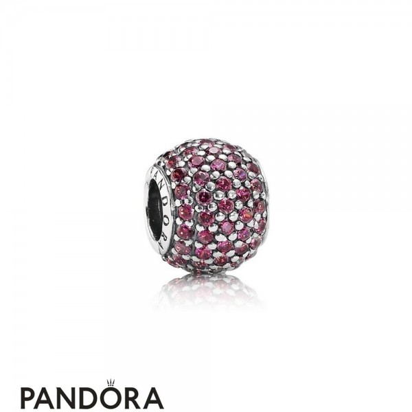 Pandora Sparkling Paves Charms Pave Lights Charm Red Cz Jewelry
