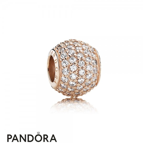 Pandora Sparkling Paves Charms Pave Lights Pandora Rose Clear Cz Jewelry