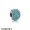 Pandora Sparkling Paves Charms Shimmering Droplet Charm Teal Cz Jewelry