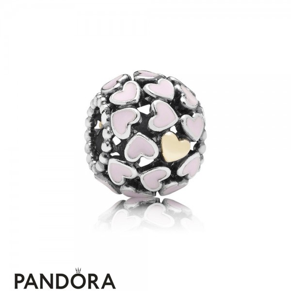 Pandora Symbols Of Love Charms Abundance Of Love Charm Pink Enamel Jewelry