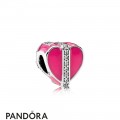 Pandora Symbols Of Love Charms Gifts Of Love Magenta Enamel Clear Cz Jewelry