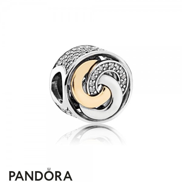 Pandora Symbols Of Love Charms Interlinked Circles Charm Clear Cz Jewelry