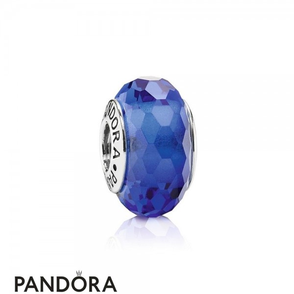Pandora Touch Of Color Charms Fascinating Blue Charm Murano Glass Jewelry