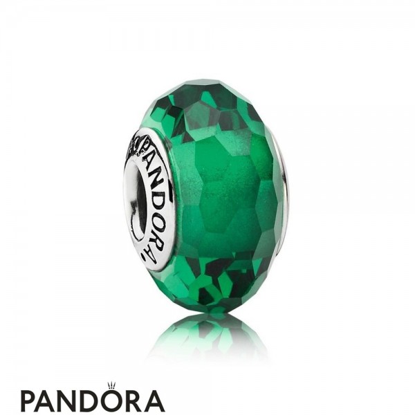 Pandora Touch Of Color Charms Fascinating Green Charm Murano Glass Jewelry
