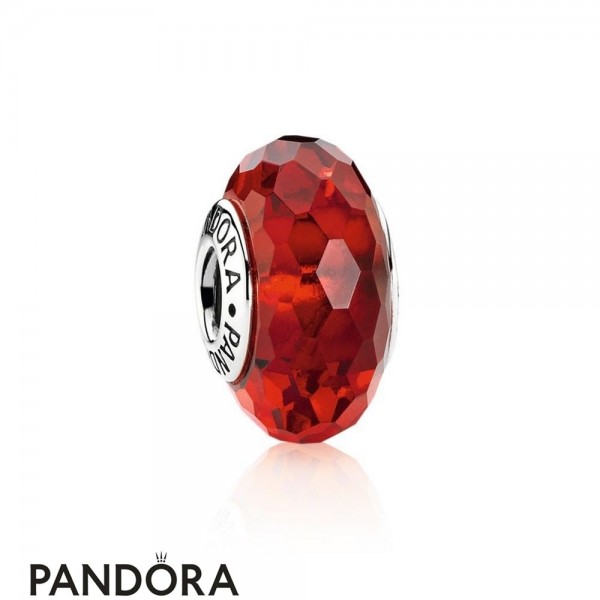 Pandora Touch Of Color Charms Fascinating Red Charm Murano Glass Jewelry