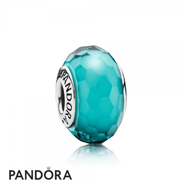 Pandora Touch Of Color Charms Fascinating Teal Charm Murano Glass Jewelry