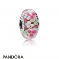 Pandora Touch Of Color Charms Flower Garden Charm Murano Glass Jewelry