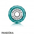Pandora Touch Of Color Charms Teal Shimmer Charm Murano Glass Jewelry