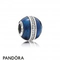 Pandora Zodiac Celestial Charms Orbit Charm Midnight Blue Enamel Clear Cz Jewelry