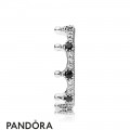 Women's Pandora Black Enchanted Crown Ring Jewelry