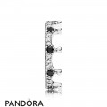 Women's Pandora Black Enchanted Crown Ring Jewelry