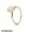Pandora Collections Soft Sweetness Ring White Opal 14K Gold Jewelry