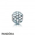 Pandora Essence Balance Charm Blue Grey Mother Of Pearl Mosaic Jewelry