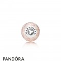 Pandora Essence Happiness Charm Transparent Cream Pink Enamel Jewelry