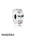Women's Pandora Explosion Of Love Clip Fancy Fuchsia Pink Jewelry