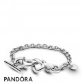 Women's Pandora Knotted Heart Bracelet Jewelry