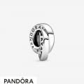 Women's Pandora Logo And Heart Bands Spacer Charm Jewelry