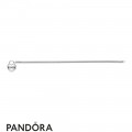 Women's Pandora Moments Smooth Bracelet With Loved Heart Padlock Clasp Jewelry
