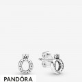 Women's Pandora Polished Crown O Stud Earrings Jewelry