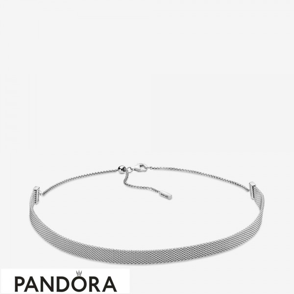 Pandora Reflexions Mesh Choker Necklace Jewelry