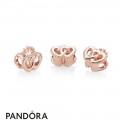 Pandora Rose Interlocked Crowned Hearts Charm Jewelry