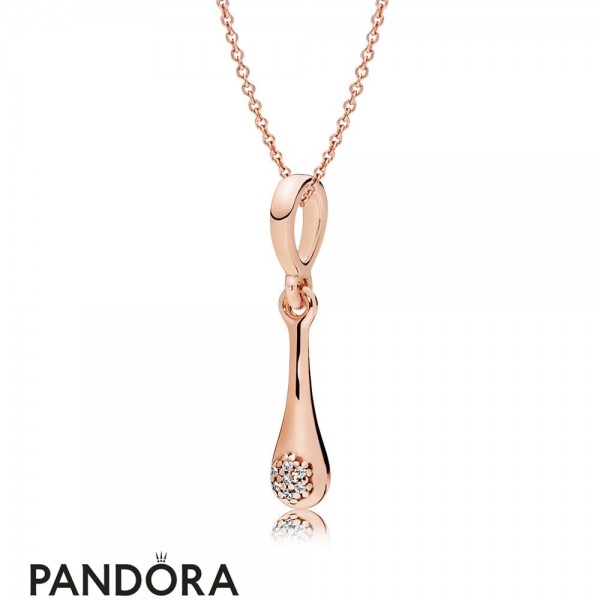 Pandora Rose Modern Lovepods Necklace Set Jewelry