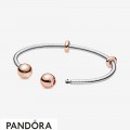 Pandora Rose Snake Chain Style Open Bracelet Jewelry