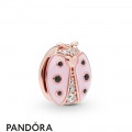 Pandora Rose Enamel Pandora Rose Reflexions Pink Ladybird Clip Charm Jewelry