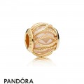 Pandora Shine Golden Intertwining Radiance Charm Jewelry