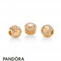 Pandora Shine Golden Radiant Hearts Charm Jewelry