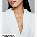 Pandora Shine Shining Leaf Pendant Jewelry