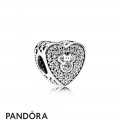 Pandora Disney Charms Mickey Minnie Sparkling Heart Jewelry
