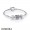 Women's Pandora February Signature Heart Birthstone Charm Bracelet Set Jewelry