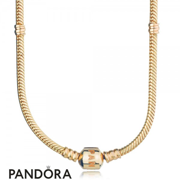 Pandora Chains 14K Gold Charm Necklace Jewelry