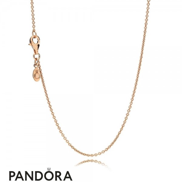 Pandora Chains Necklace Chain Sterling Silver 14K Rose Gold Jewelry