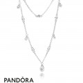 Women's Pandora Chandelier Droplets Necklace Jewelry