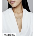 Women's Pandora Shimmering Wish Collier Necklace Jewelry
