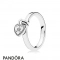 Women's Pandora Love Ring Lock Jewelry