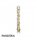 Pandora Rings Forever Love Heart Ring 14K Gold Jewelry