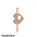 Pandora Rings Jewelry Shimmering Puzzle Heart Frame Ring Pandora Rose Jewelry